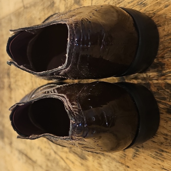 MATISSE Ducky Patent Leather Brown Oxford Size 7.5 - Picture 4 of 10